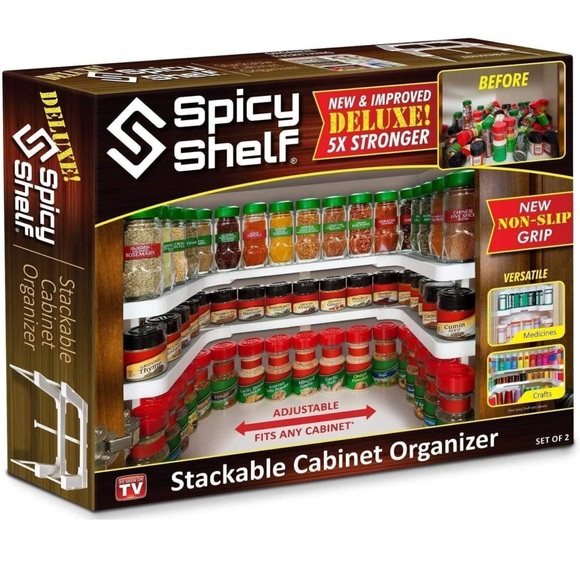 Other - Spicy Shelf Deluxe-Expandable Spice Rack & Stackable Cabinet & Pantry Organiser
